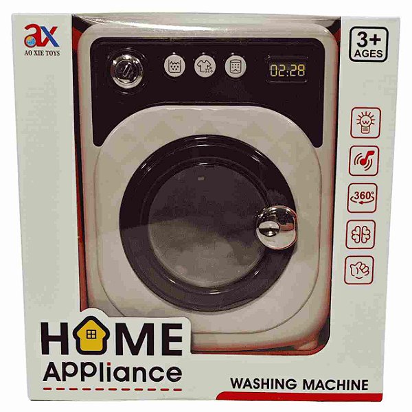 MINI HOME APPLIANCE MAQUINA DE LAVAR COM LUZ E SOM - IMCOL