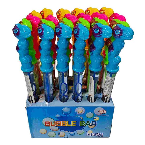 LANÇA BOLHAS BUBBLE BAR DINOSSAURO - IMCOL