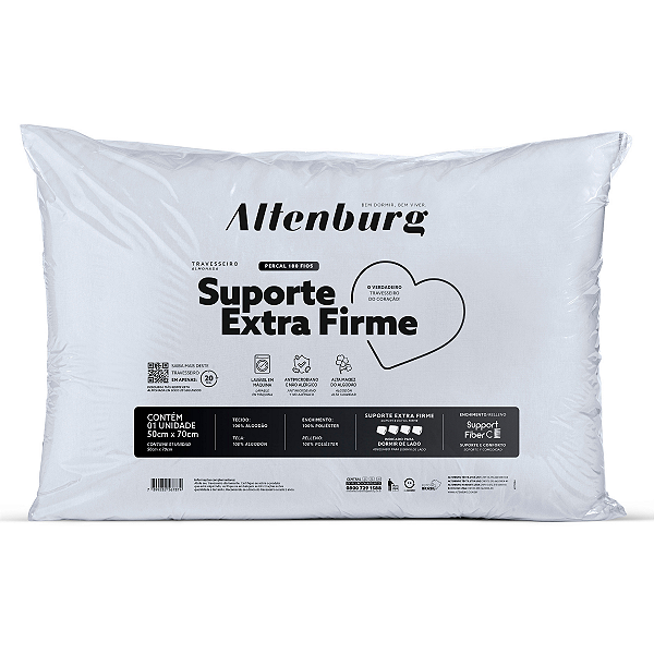 TRAVESSEIRO 50X70 EXTRA FIRME - ALTENBURG