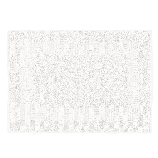 TAPETE PISO BANHO COLORS 46X65 BRANCO 500G/M2 - TEKA