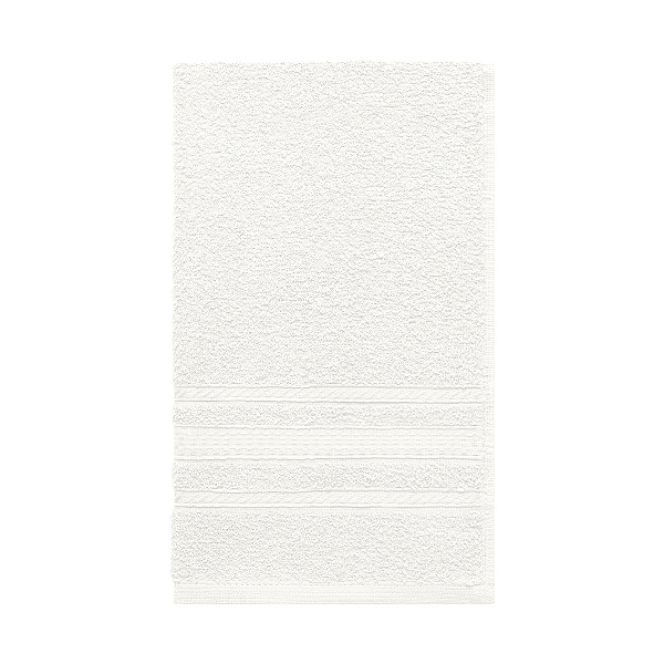 TOALHA DE ROSTO ESCALA BRANCA 40X65 280G/M2 - TEKA