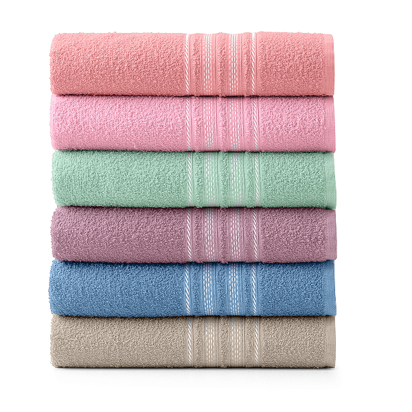 TOALHA DE BANHO ESCALA SORTIDA 65X130 280G/M2 - TEKA