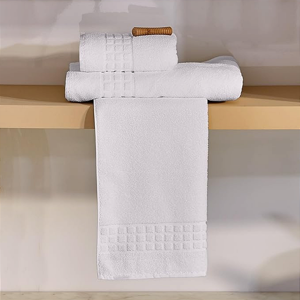 TOALHA TORONTO BRANCA 75X150 BANHO 500G/M2 - TEKA