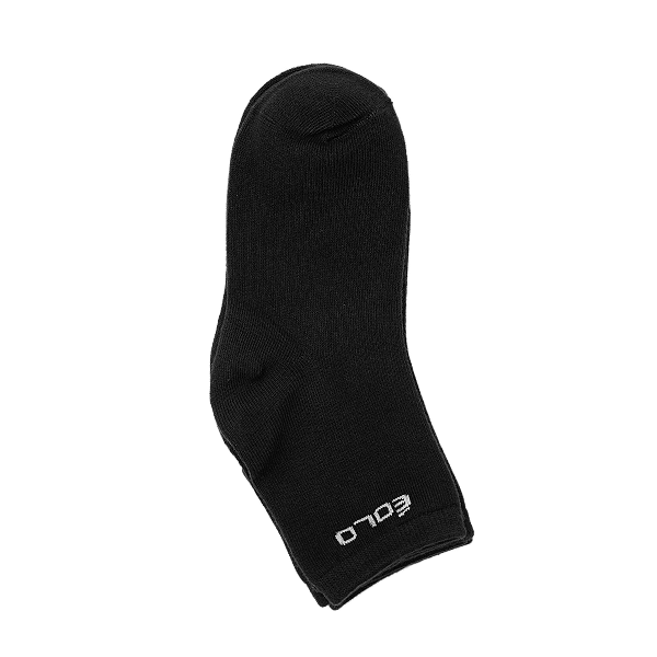 MEIA ÉOLO CANO LONGO C/3 PRETA 80% ALGODÃO