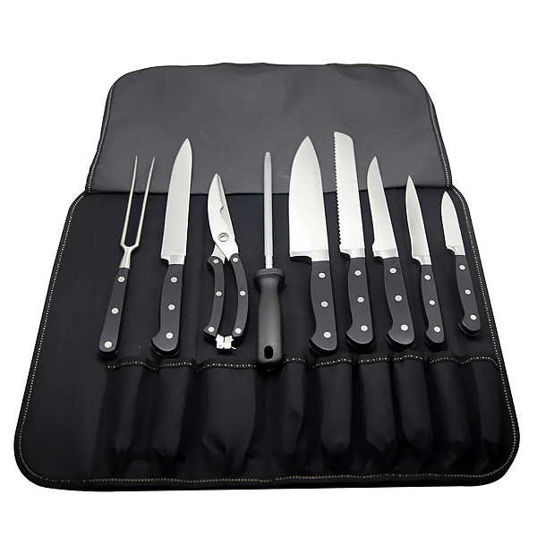 CONJ.INOX CHURRASCO 9 PCS 21490