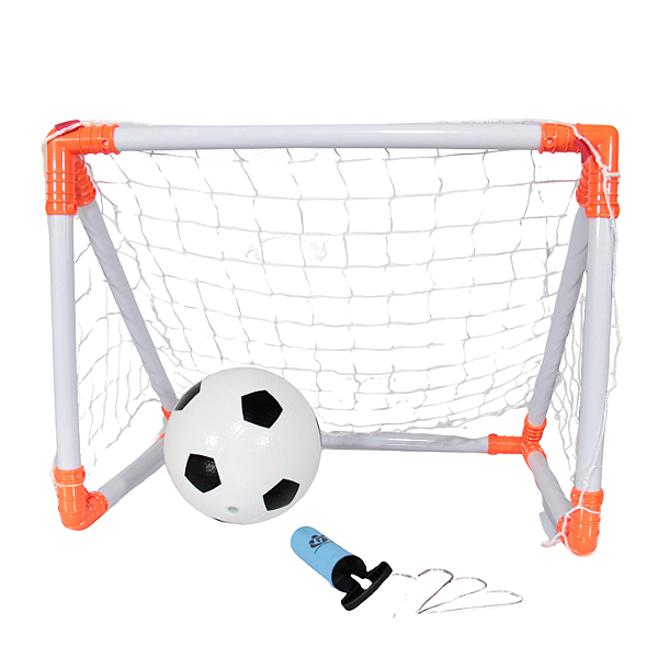 KIT FUTEBOL SOCCER GOAL 90CM SET C/BOLA IMCOL TOYS 258231