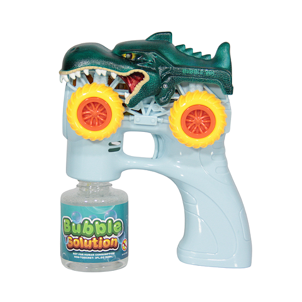 LANÇA BOLHA SABÃO PISTOLA M.TRUCK REX C/LUZ IMCOL TOYS 25820