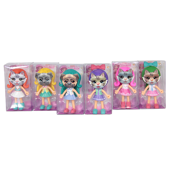 MINI BONECA LITTLE GIRL MASCARA 8,8CM IMCOL TOYS SORTIDA 258250