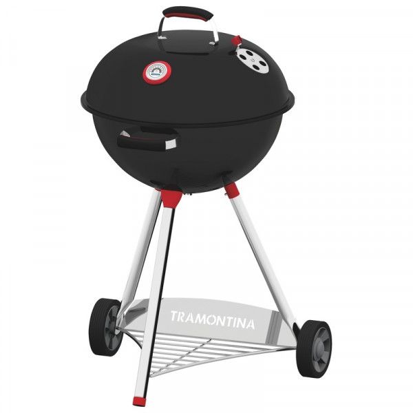 Churrasqueira a carvão TCP-560L em aço esmaltado com grelha e utensílios em ao inox 26500/011 Tramontina