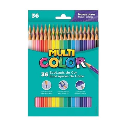 Lapis de cor C/36 Multicolor
