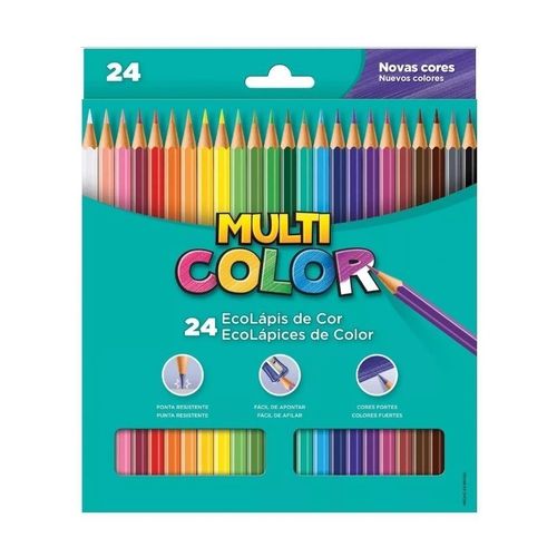 Lapis de cor C/24 multicolor
