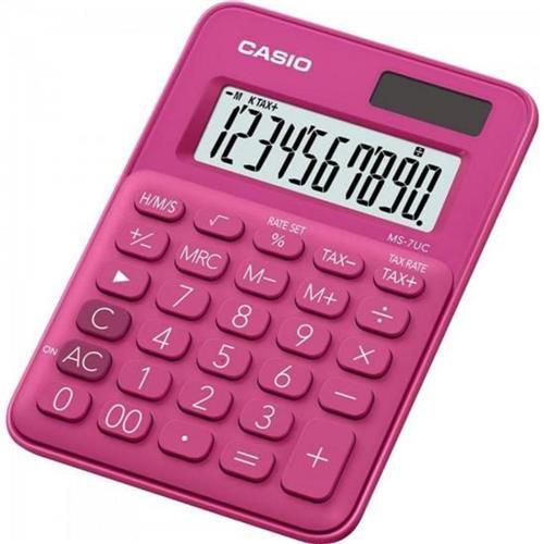 Calculadora de mesa MS-7UC-RD pink Casio