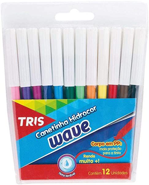 Canetinha hidrográfica C/12 Wave Tris