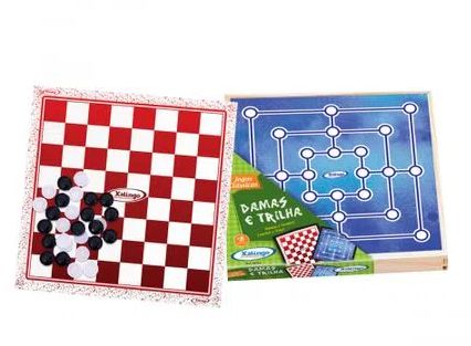 Jogo de dama e trilha Xalingo