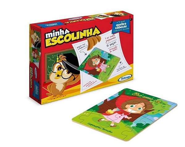 Jogo quebra cabeça chapeuzinho vermelho 15P Xalingo