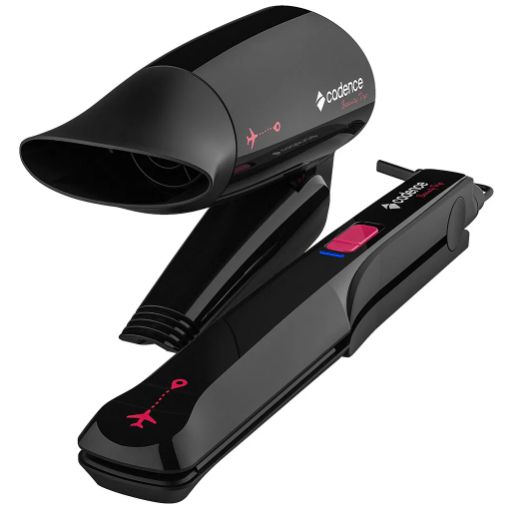 Kit secador e prancha alisadora bivolt Cadence