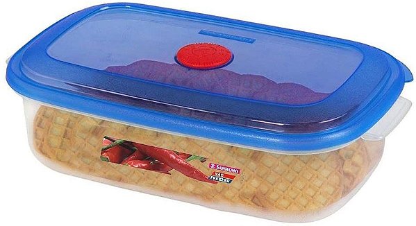 Pote retangular 1,1L Sanremo