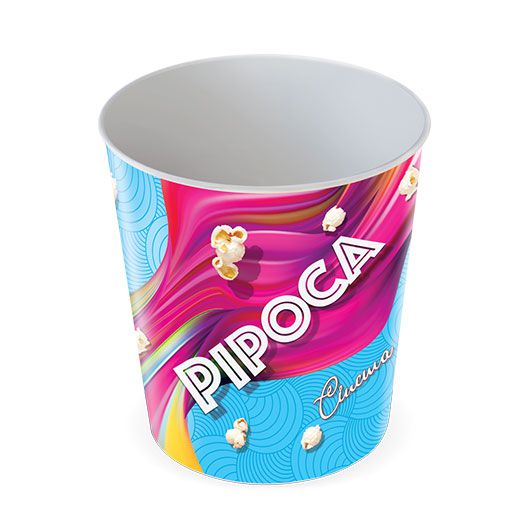 Pote p/pipoca Label 3L Arqplast