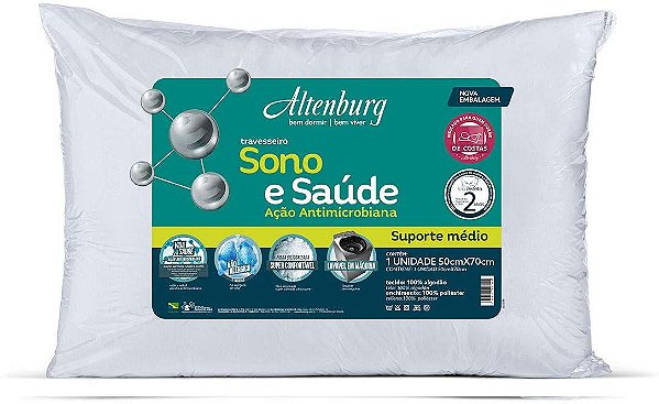 Travesseiro Altenburg 50x70 sono e saúde