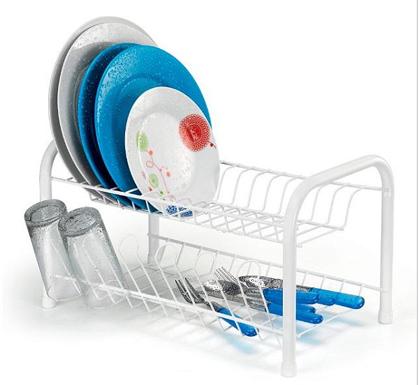 Escorredor berço com porta copos emborrachado Arthi