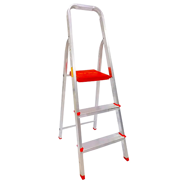 Escada 3 Degraus Alumínio Doméstica Botafogo