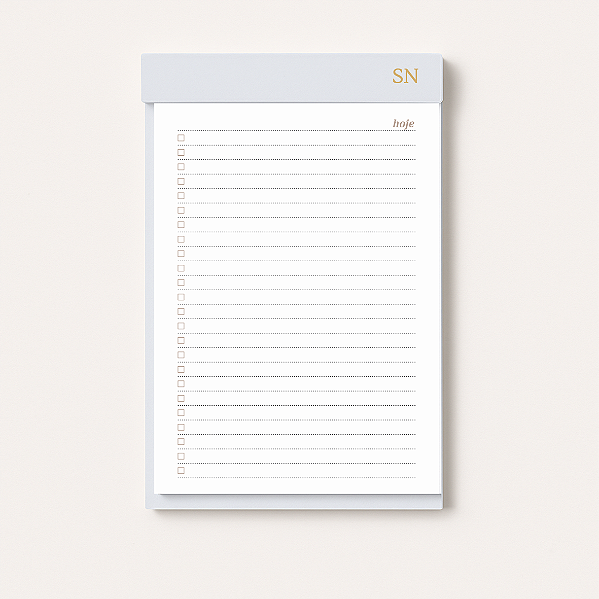 Bloco de Mesa - Listinha ❤