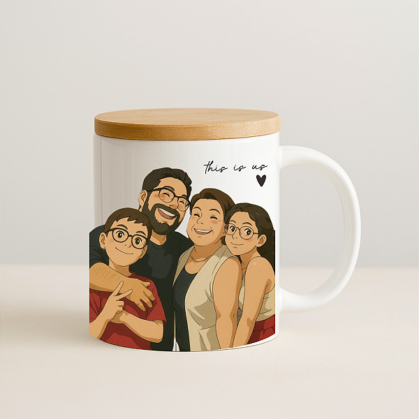 Caneca Personalizada - Caricatura* ❤