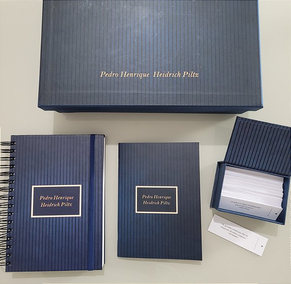 Kit - Mini Planner + Caixinha Frases + Caneca | Coleção Brisa ❤