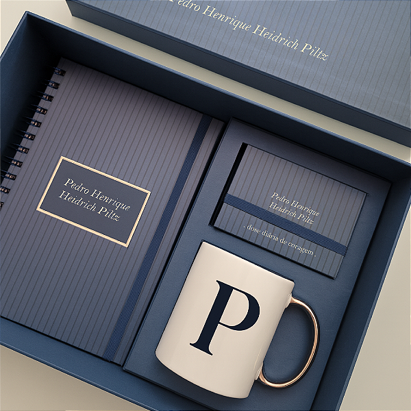 Kit - Agenda 2026 + Caixinha Frases + Caneca