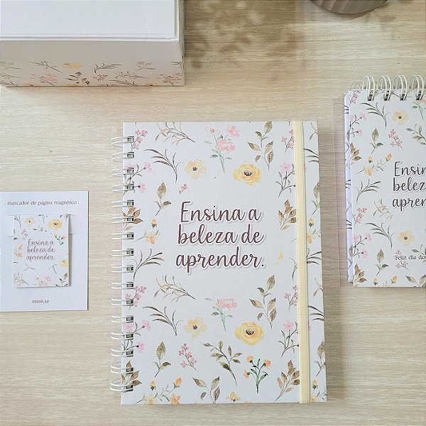 Caderno A5 - Floral | Coleção Dia dos Professores