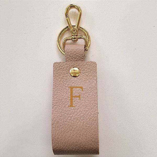 Chaveiro Couro - Nude