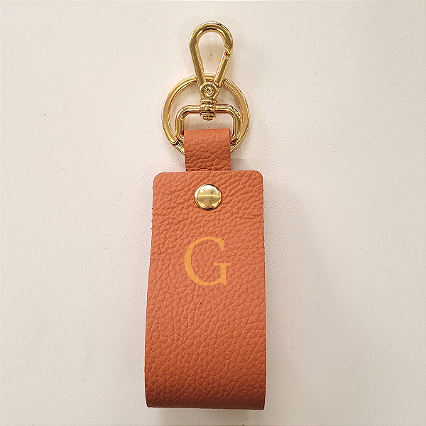 Chaveiro Couro - Terracota