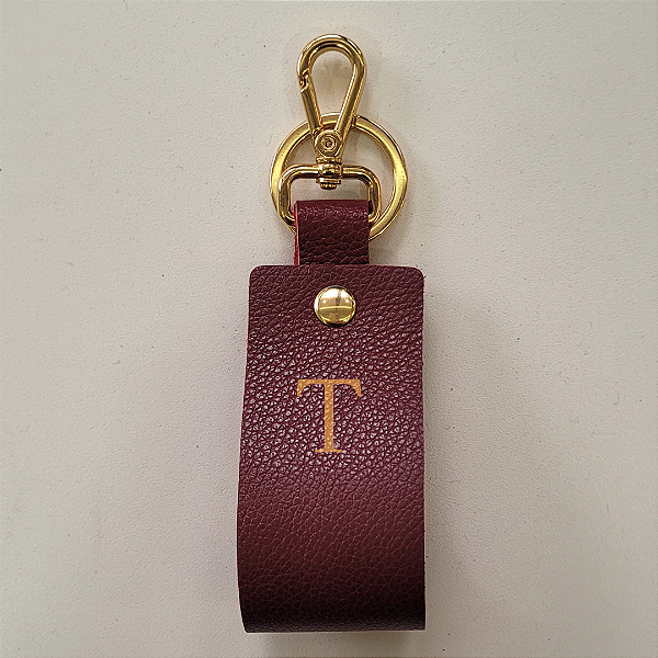 Chaveiro Couro - Marsala