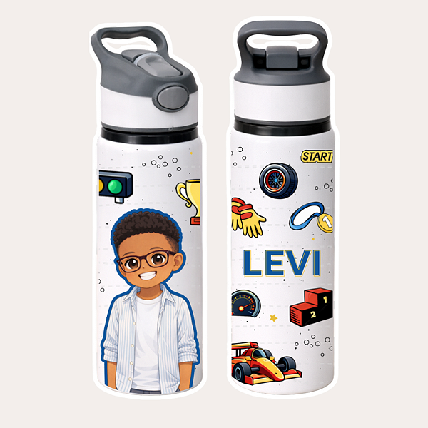 Squeeze 600ml - Caricatura Kids | Fórmula 1*