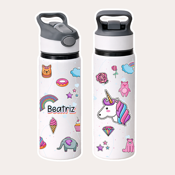 Squeeze 600ml - Kids | Unicórnios