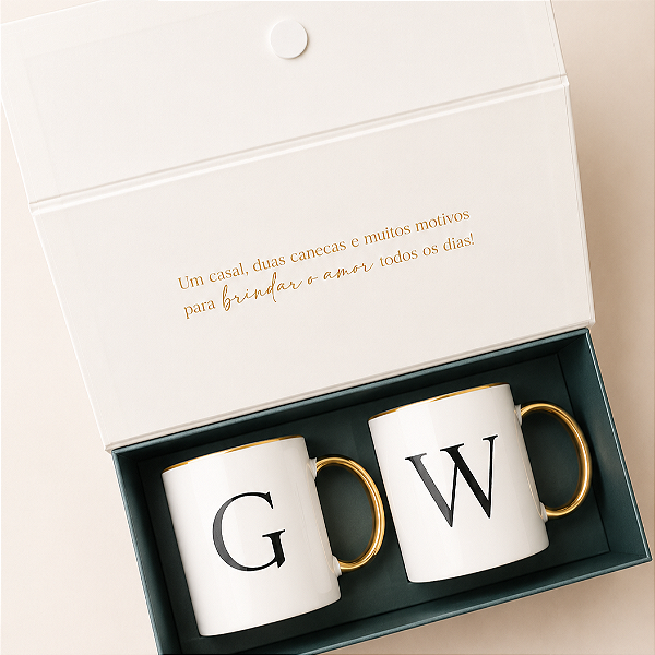 Kit - Caneca + Caixa Personalizada | Coleção Nós