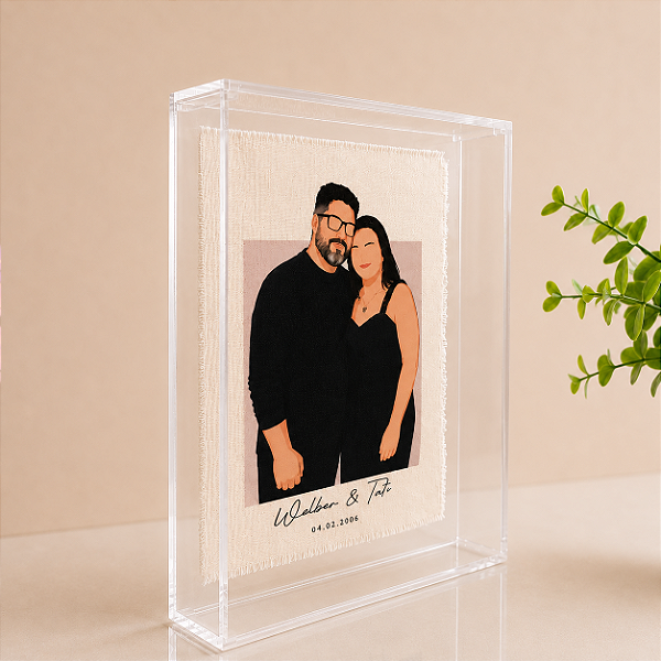 Quadro Personalizado Acrílico - Foto Ilustrada*
