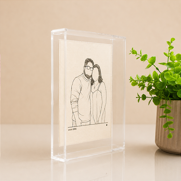 Quadro Personalizado Acrílico - Line Art*