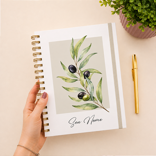Caderno A5 - Com Versículos | Coleção Cristã | Oliveira