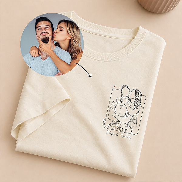 Camiseta Personalizada - Line Art*