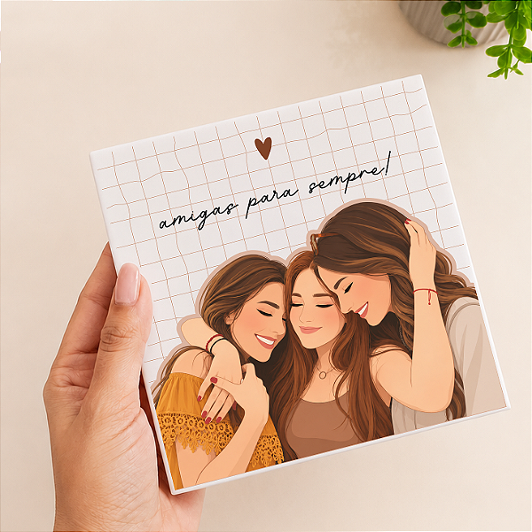 Azulejo - Arte Ilustrada + Sua Frase*