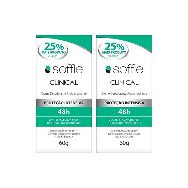 Kit com 2 unidades - Soffie CLINICAL 48h