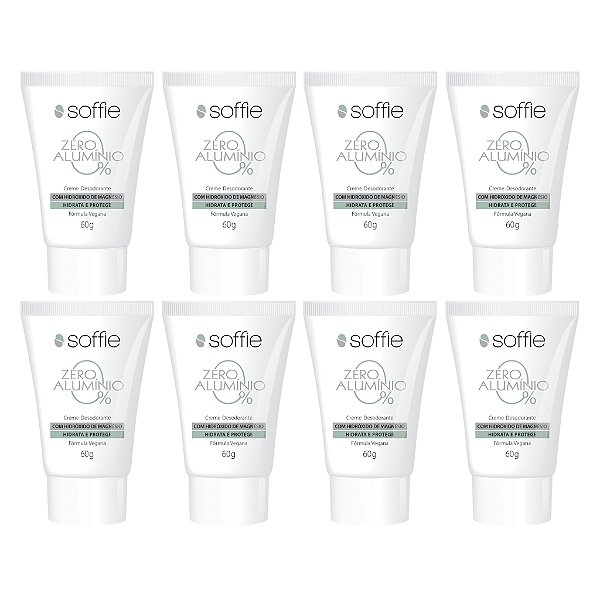 Kit com 8 Desodorantes - Soffie Zero Alumínio