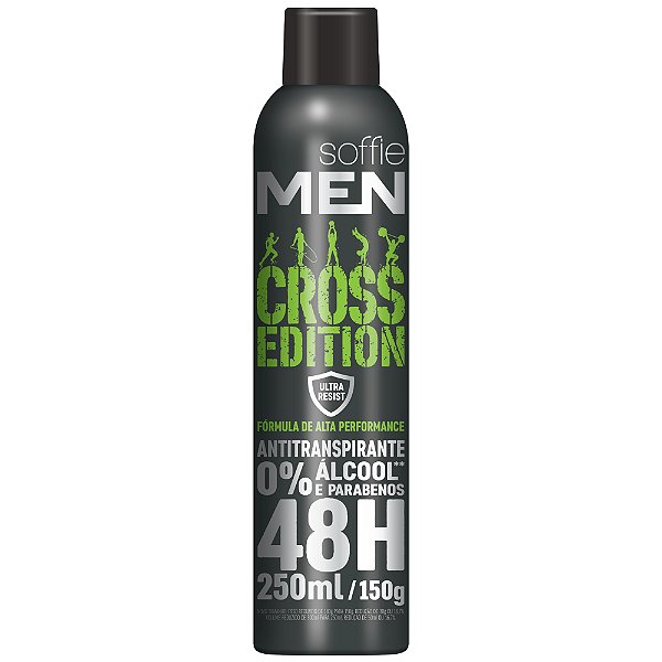 Desodorante Antitranspirante Soffie Men Cross Edition Aerossol