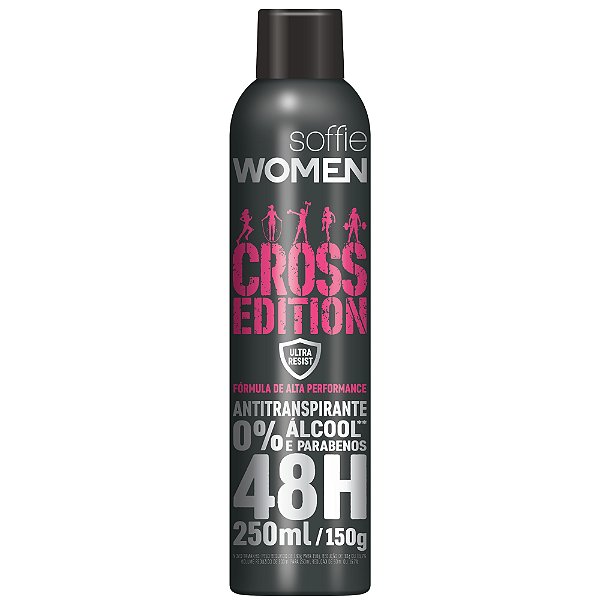 Desodorante Antitranspirante Soffie Cross Edition Women  Aerossol