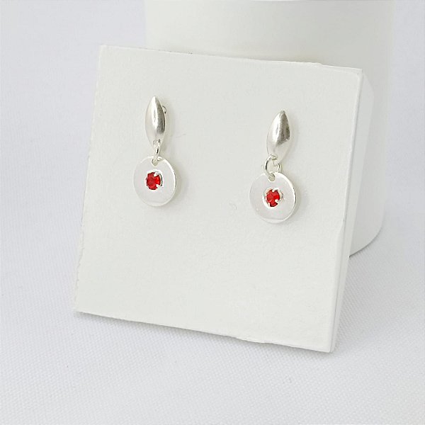 Brinco Infantil Pendurado Banhado A Prata Antialérgica Bijou Art