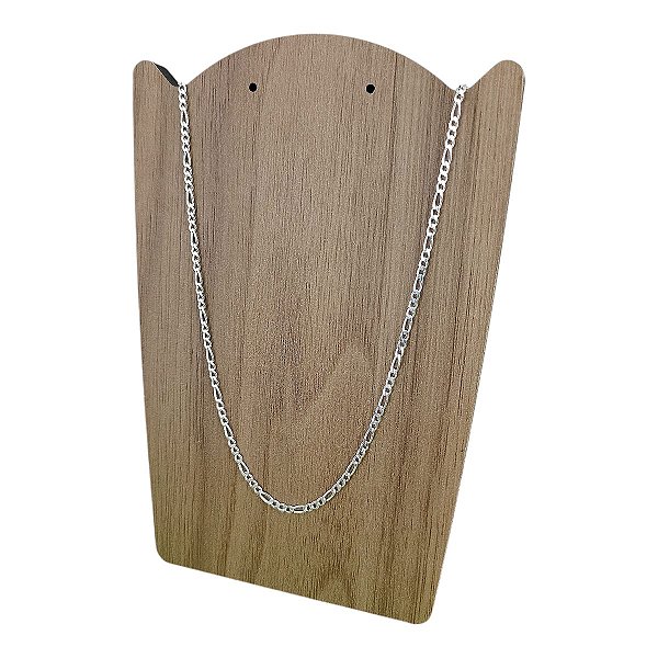Corrente De Prata 925 Elo 3x1 60 cm Bijou Art