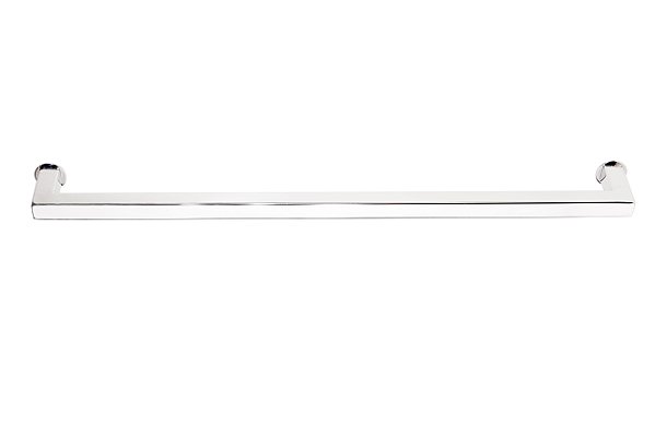 Toalheiro Horizontal de 50cm para Box Aço Inox Polido brilhante  Stainless