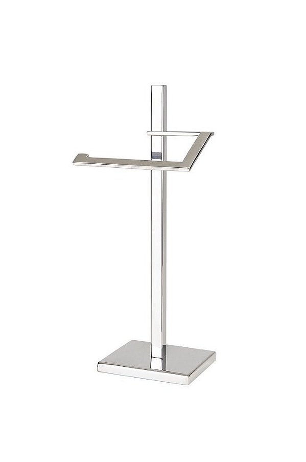 Porta Toalha Lavabo 33cm de altura Aço Inox Polido Linha Larissa - Stainless