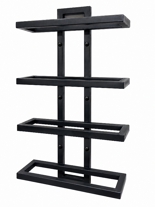 Adega de Parede em aço carbono pintado de preto